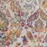 5' X 8' Ivory Gray and Orange Floral Distressed Non Skid Area Rug