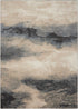 9' X 13' Gray Black and Beige Abstract Non Skid Area Rug