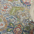 5' X 8' Blue Gray and Green Floral Distressed Non Skid Area Rug
