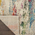 8' X 11' Ivory Abstract Power Loom Area Rug