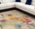 8' X 11' Ivory Abstract Power Loom Area Rug