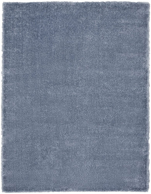 8' X 10' Blue Shag Area Rug