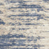 7' X 9' Light Blue Gray and Beige Abstract Shag Area Rug
