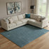 8' X 10' Aqua Shag Area Rug