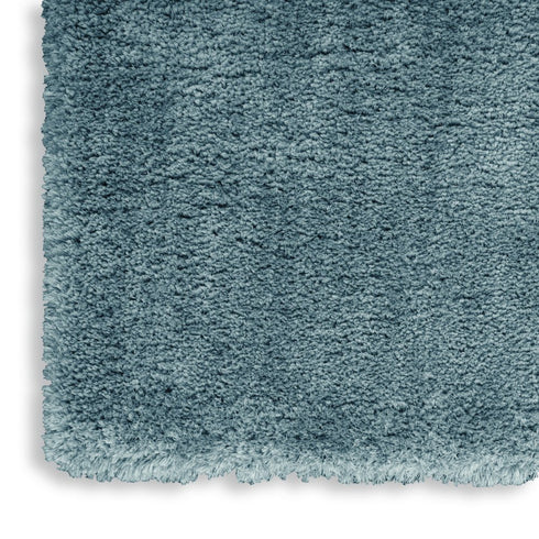8' X 10' Aqua Shag Area Rug
