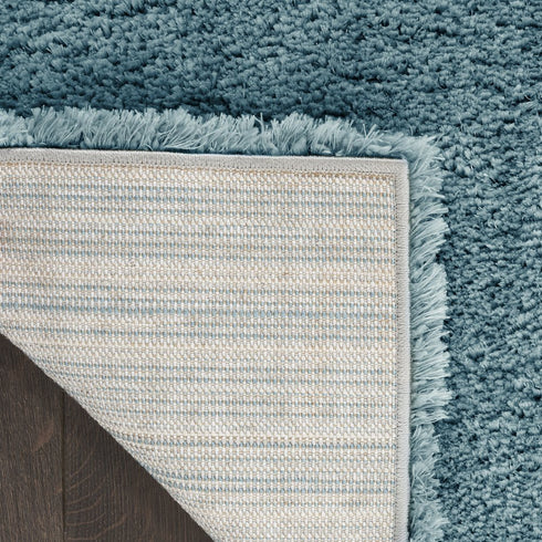 8' X 10' Aqua Shag Area Rug