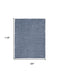 8' X 10' Blue Shag Area Rug