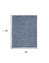 8' X 10' Blue Shag Area Rug