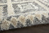 8' X 11' Gray Geometric Shag Area Rug