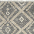 8' X 11' Gray Geometric Shag Area Rug
