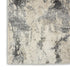 8' X 11' Cream and Gray Abstract Distressed Area Rug