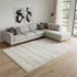8' X 11' Beige And Gray Abstract Area Rug