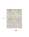 9' X 12' Ivory Black and Gray Chevron Distressed Non Skid Area Rug