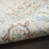 9' X 12' Ivory And Blue Geometric Area Rug