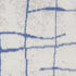8' X 12' Ivory and Blue Floral Medallion Distressed Non Skid Area Rug