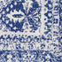 8' X 12' Ivory and Navy Blue Abstract Distressed Non Skid Area Rug