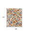 9' X 12' Cream Floral Power Loom Area Rug