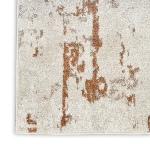 10' X 14' Cream Abstract Area Rug