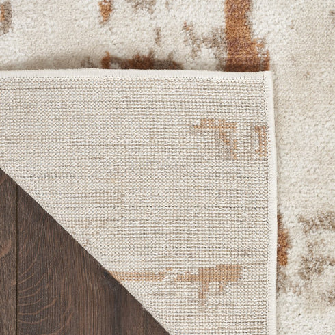 10' X 14' Cream Abstract Area Rug