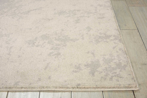9' X 13' Gray Abstract Power Loom Area Rug