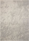 9' X 13' Gray Abstract Power Loom Area Rug