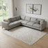 9' X 13' Gray Abstract Power Loom Area Rug