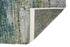 10' Blue And Green Abstract Runner Rug