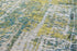 10' Blue And Green Abstract Runner Rug