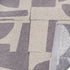 6' X 8' Gray Geometric Washable Area Rug