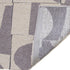 6' X 8' Gray Geometric Washable Area Rug
