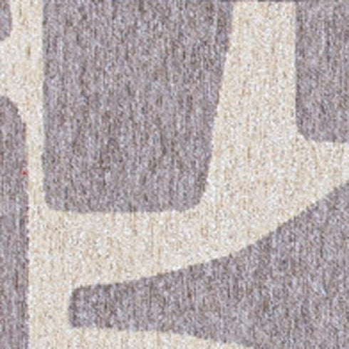 6' X 8' Gray Geometric Washable Area Rug