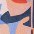 8' X 11' Blue And Red Abstract Washable Area Rug