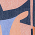 9' X 13' Blue And Red Abstract Washable Area Rug