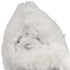 6" White And Silver Ceramic And Fabric Bird Christmas Figurine
