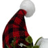 13" Brown White And Red Straw Fox Christmas Figurine