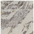 8' Ivory Brown And Gray Abstract Non Skid Runner Rug