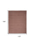 9' X 12' Brown Abstract Washable Area Rug