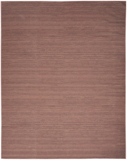 9' X 12' Brown Abstract Washable Area Rug