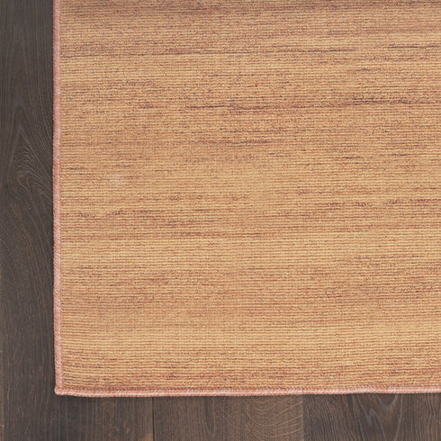 9' X 12' Copper Abstract Washable Area Rug
