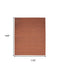 9' X 12' Brick Red Abstract Washable Area Rug