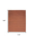 9' X 12' Brick Red Abstract Washable Area Rug