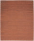 9' X 12' Brick Red Abstract Washable Area Rug