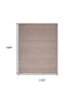 9' X 12' Gray Abstract Washable Area Rug