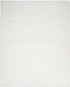 8' X 10' Ivory and Gray Abstract Washable Area Rug
