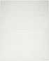 8' X 10' Ivory and Gray Abstract Washable Area Rug