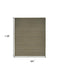 8' X 10' Green Abstract Washable Area Rug