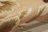 5' X 8' Beige and Red Botanical Leaves Hand Carved Handmade Area Rug