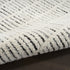 8' X 10' White Geometric Area Rug