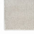 6' Ivory And Brown Abstract Runner Rug