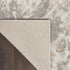 8' Ivory and Gray Abstract Non Skid Runner Rug